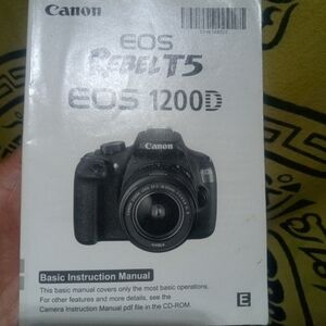 Canon EOS Rebel T5 1200D DSLR Camera - Black